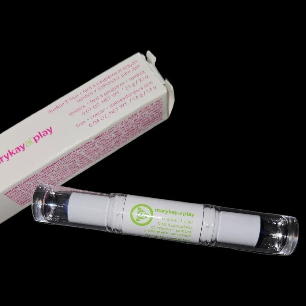 Mary Kay At Play Shadow And‎ Liner Iced Lilac Discontinued New
